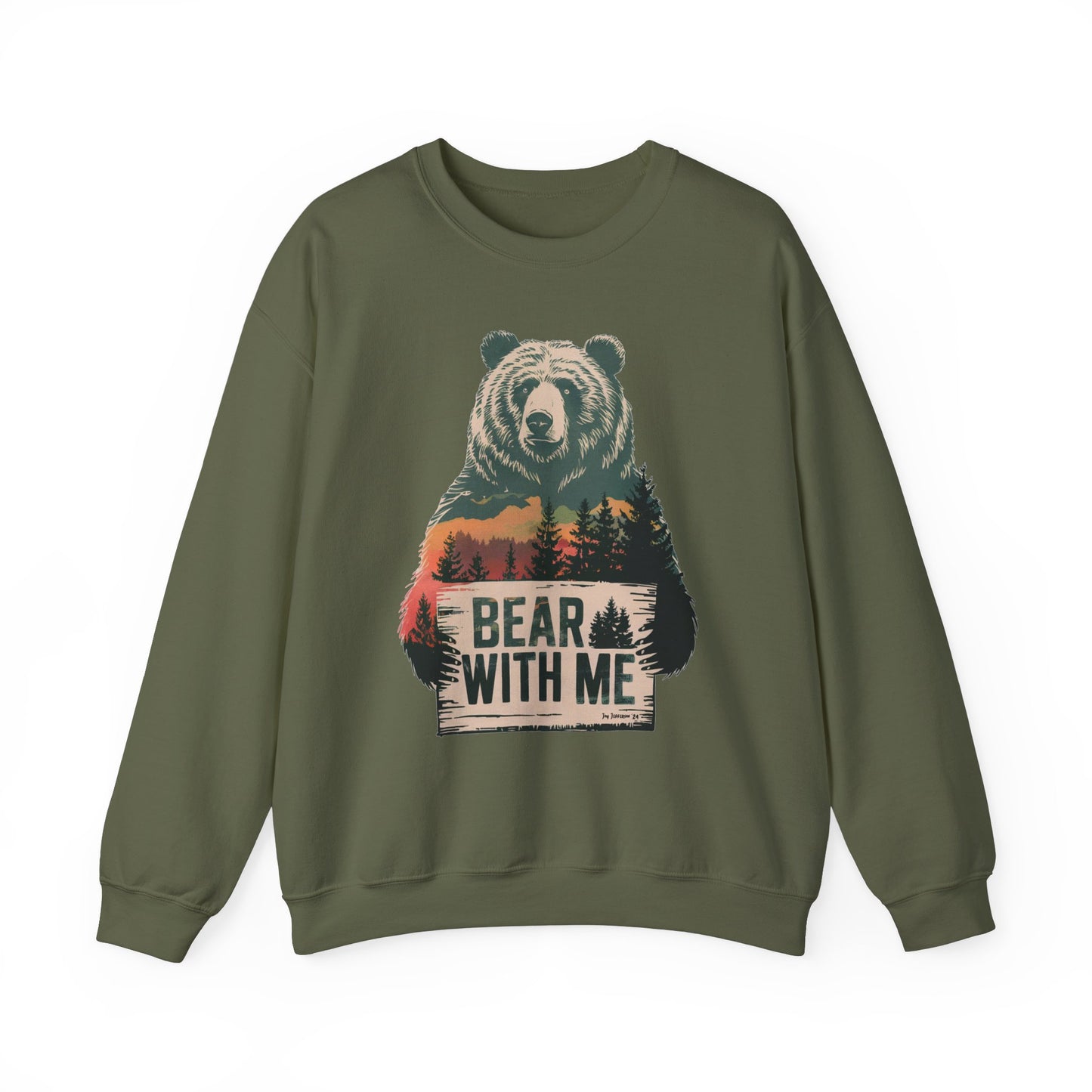 Bear With Me. Unisex Heavy Blend™ Crewneck Sweatshirt