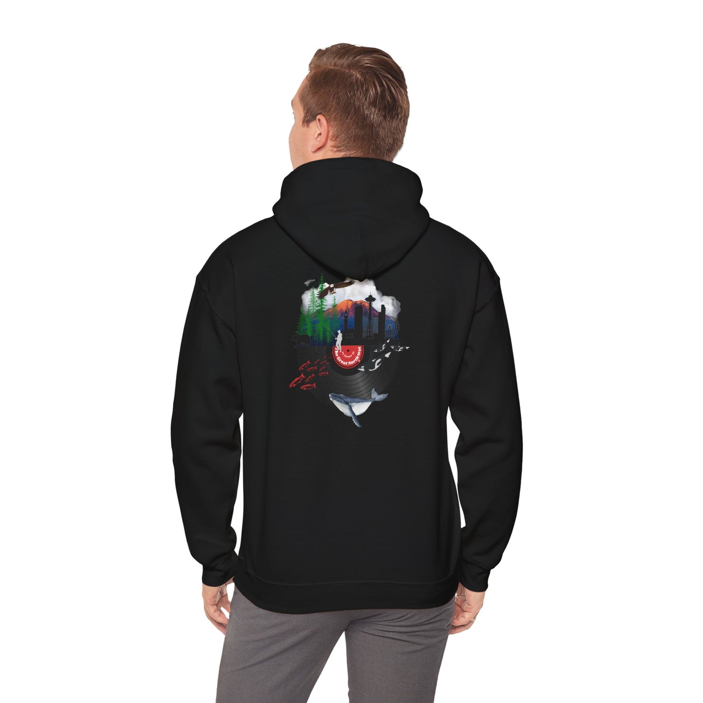 "Washington State Record" Unisex Heavy Blend™ Hooded Sweatshirt