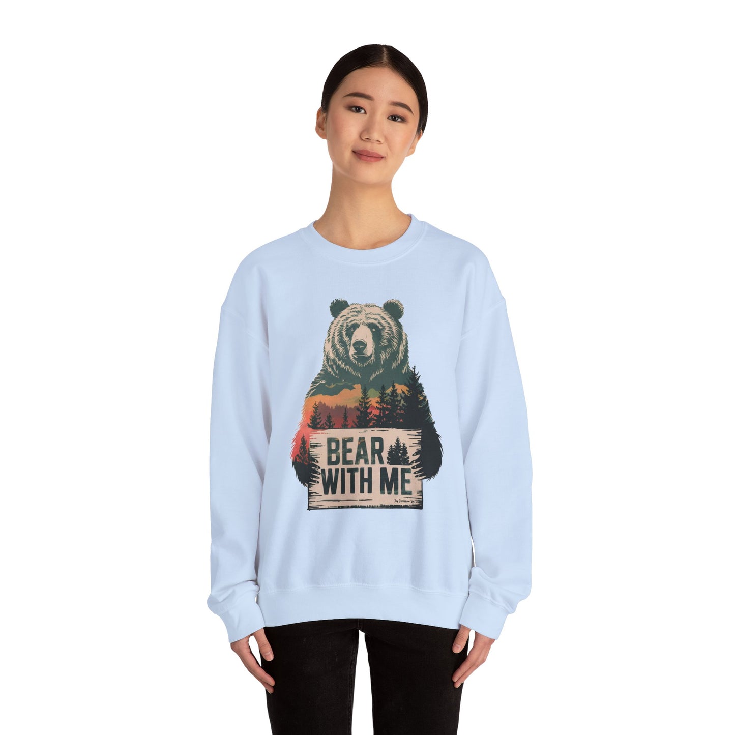 Bear With Me. Unisex Heavy Blend™ Crewneck Sweatshirt