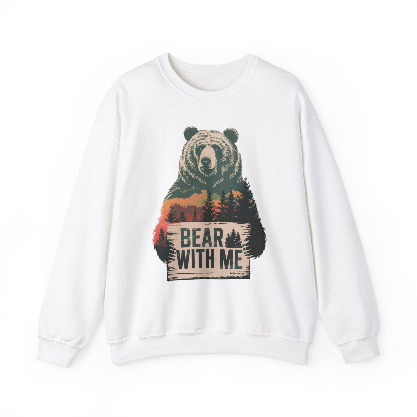 Bear With Me. Unisex Heavy Blend™ Crewneck Sweatshirt