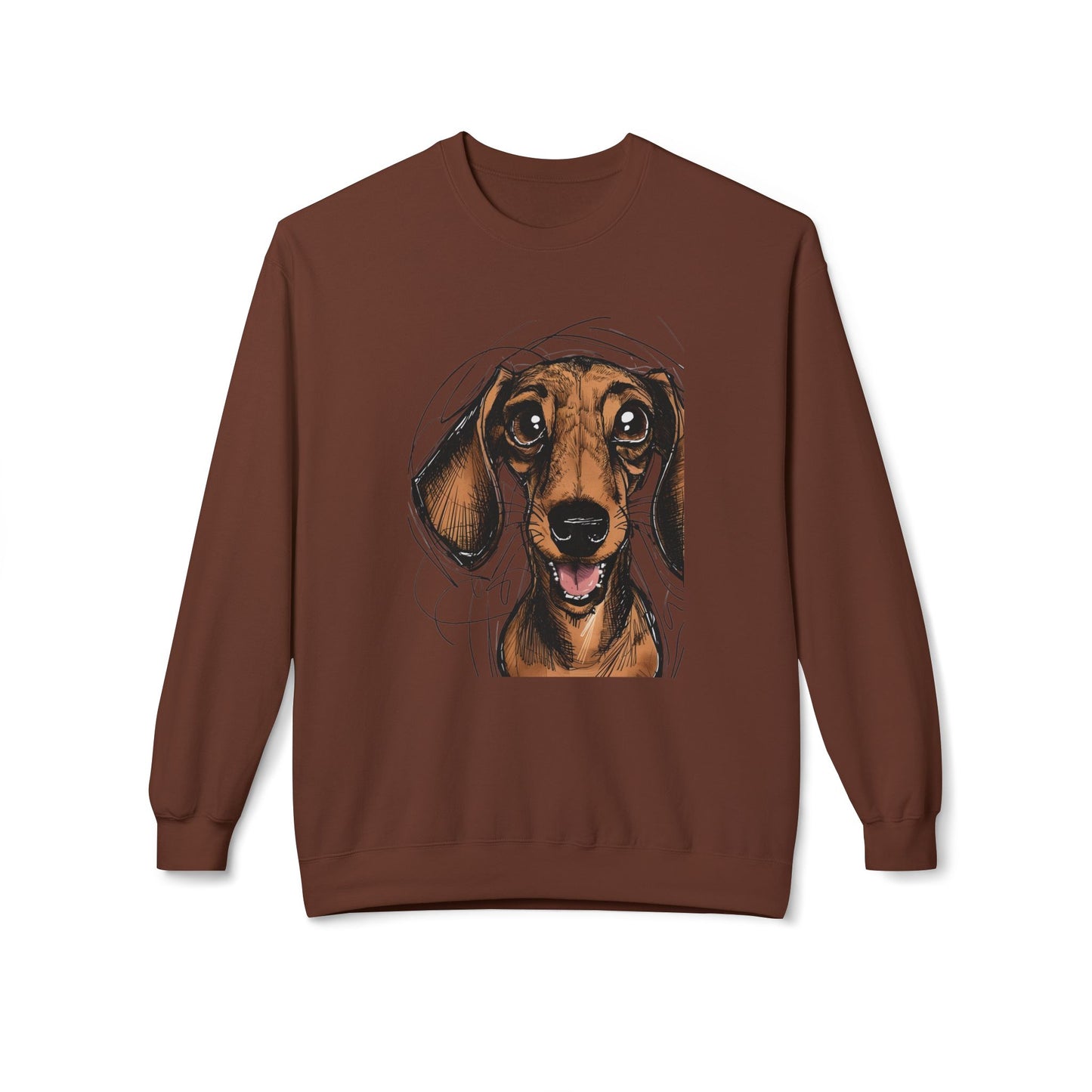 "Is there a Dog??" Unisex Midweight Softstyle Fleece Crewneck Sweatshirt