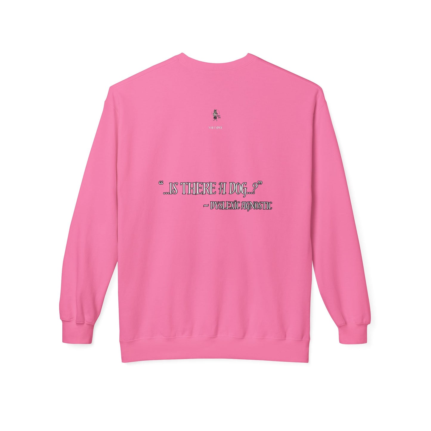 "Is there a Dog??" Unisex Midweight Softstyle Fleece Crewneck Sweatshirt