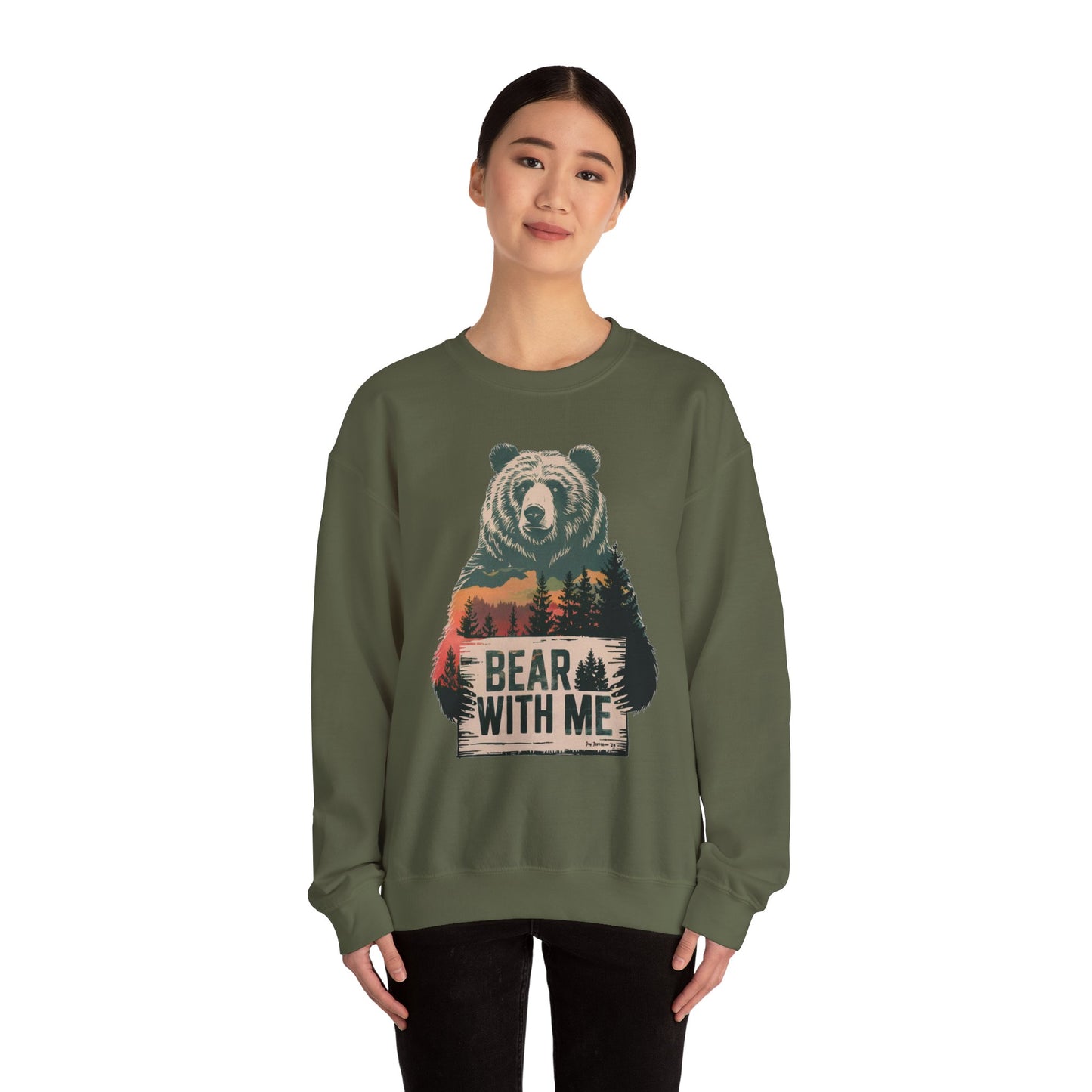 Bear With Me. Unisex Heavy Blend™ Crewneck Sweatshirt