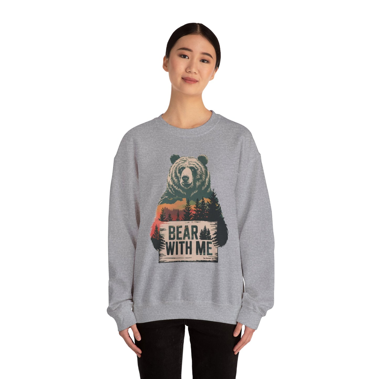 Bear With Me. Unisex Heavy Blend™ Crewneck Sweatshirt