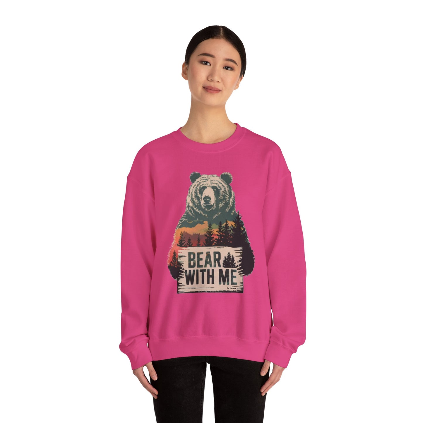 Bear With Me. Unisex Heavy Blend™ Crewneck Sweatshirt