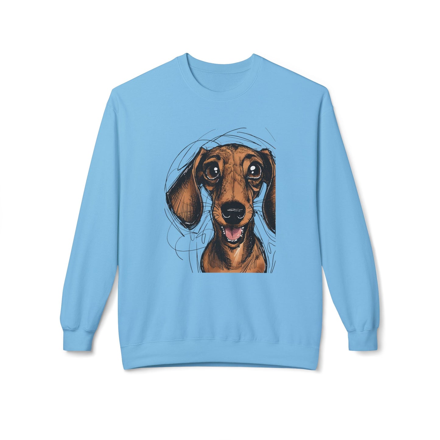 "Is there a Dog??" Unisex Midweight Softstyle Fleece Crewneck Sweatshirt