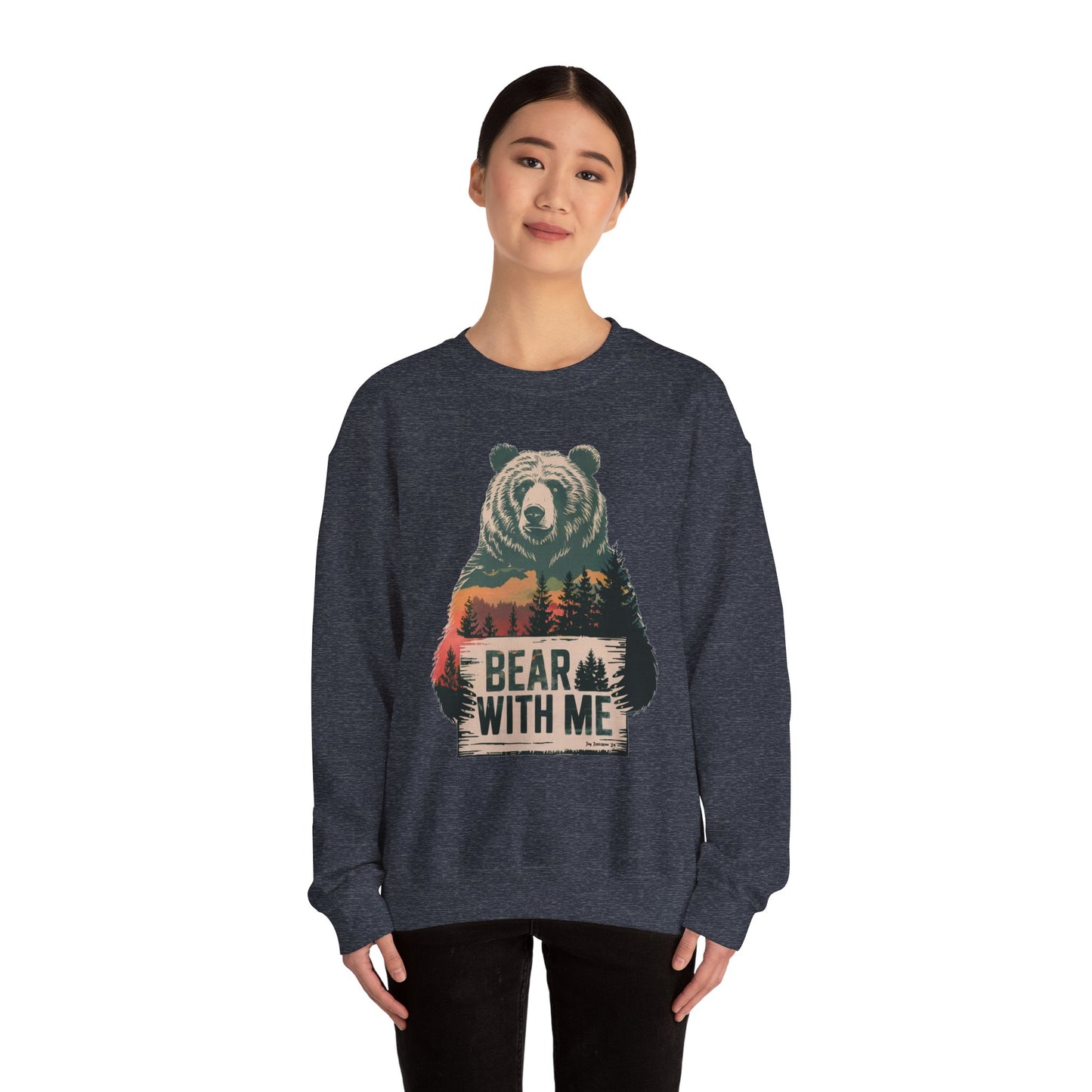 Bear With Me. Unisex Heavy Blend™ Crewneck Sweatshirt