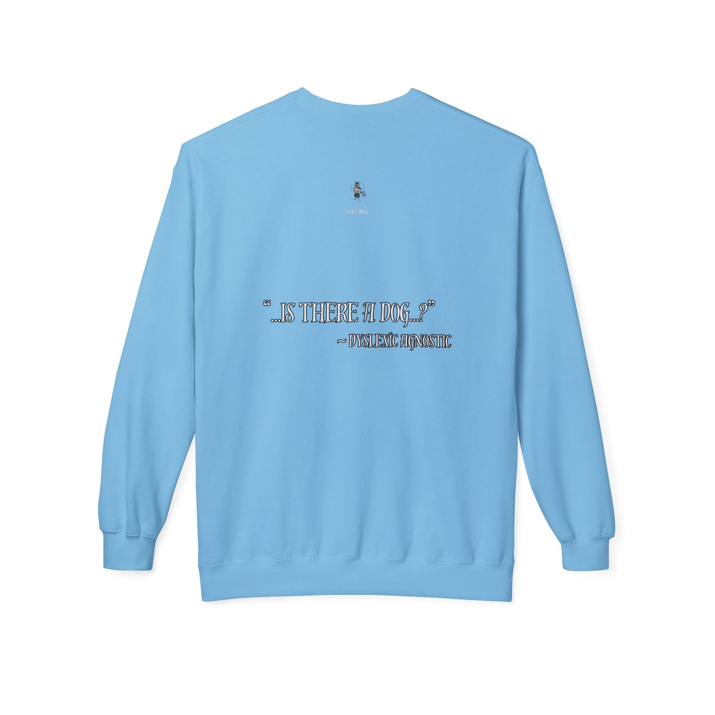 "Is there a Dog??" Unisex Midweight Softstyle Fleece Crewneck Sweatshirt